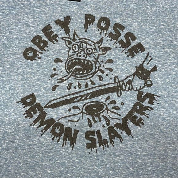 Obey | Demon Slayer Graphic Tshirt - Picture 2 of 3